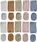 Unisex Toddler Non Slip Knee Pads and Socks Sets for Baby Boy Girls' Crawling Learn to Walk